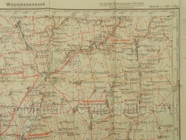 Duitse stafkaart Sonderausgabe 1940 Rusland UdSSR Ost Wosnjessenssk  L-36-I - 93 x 84 cm.  schaal 1:100000 - origineel