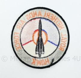KLU Luchtmacht RNLAF HAWK embleem - diameter 10 cm - origineel
