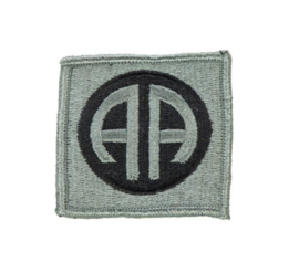 US Army Foliage patch - 82nd Airborne Division  - met klittenband -  voor ACU camo uniform - origineel