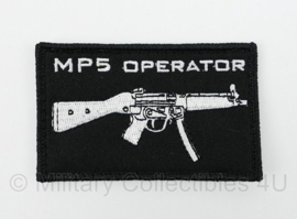 MP5 Operator embleem  - met klittenband - 5 x 8 cm