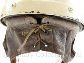 WW2 Canadian MP Dispatch Riders Motor helmet  BS 1944 - maat 6 7/8 - origineel