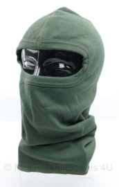 Defensie brandwerende balaclava protex katoen carbon sage green - one size - origineel