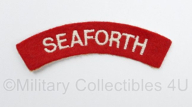 Britse leger Seaforth shoulder title - 11 x 3,5 cm - origineel