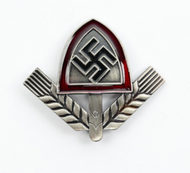 Replica Wo2 Duits DAF Deutsches Arbeitsfront pet embleem - gestempeld - 4 x 4,5 cm