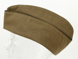 WO2 US officer schuitje OD Green with black/gold piping - maat 60 of 61 cm - replica