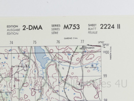 USA Defence mapping agency stafkaart Poland Gryfino M753 2224II - 1 : 50.000 - 74 x 58 cm - origineel