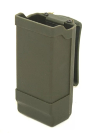 CQC Double Stack Single Magazine Holster met veer Mag Holder Pouch voor o.a. Glock 17 9mm - Groen