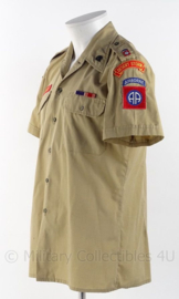 US Army 82nd airborne division "desert storm" overhemd met insignes - maat S - niet officieel samengesteld - origineel