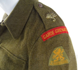 MVO uniform jas "Garde Grenadiers" met embleem "nationaal commando" - maat 48 - origineel