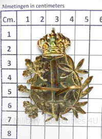 Belgische Gemeentepolitie pet insigne - 6½ x 5¼ cm - origineel