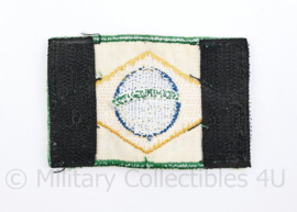 Braziliaanse leger vlag embleem met klittenband - 8 x 5 cm  - origineel