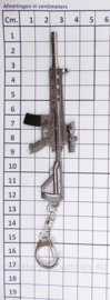 KL Nederlandse leger Heckler & Koch HK433 Assault Rifle with scope metalen sleutelhanger