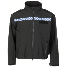 Politie Softshell jack - met klittenband vlakken voor en achter! - meerdere maten - origineel