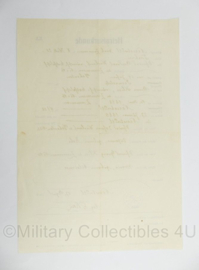WO2 Duitse Heiraturkunde 1934 - 30 x 21 cm - origineel