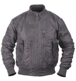 Tactical Flight Jacket Bomberjack - Wolfgrey Jas