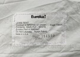 US Army RAIN Flysheet WHITE van 3 persoons Eureka LEWS Tent (zonder tent)-  origineel