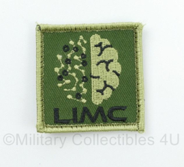 Defensie LIMC Land Information Manoeuvre Centre borstembleem met klittenband - 5 x 5 cm - origineel
