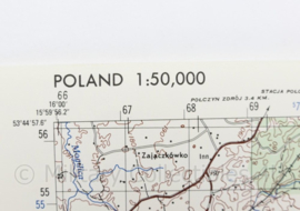 USA Defence mapping agency stafkaart Poland Czaplinek M753 2525III - 1 : 50.000 - 74 x 58 cm - origineel