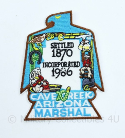 Cave creed Arizona Marshal patch  - 11 x 8 cm - origineel