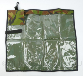 Defensie DPM woodland kaartentas - 15 x 3 x 27 cm - licht gebruikt - origineel