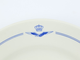 Koninklijke Luchtmacht KLU Porcelijnen bord  - 23 cm. diameter - origneel !
