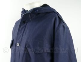 Bundeswehr blauwe parka met voering Ploucquet - katoen  - maat 52 - origineel