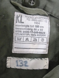 M58 KL Nato jas - maat 96 tm. 100   cm borstomtrek - origineel