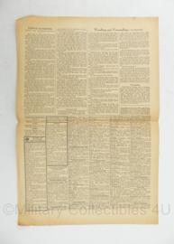 WO2 Duitse krant Frankische Tageszeitung nr. 192 17 augustus 1944 - 47 x 32 cm - origineel