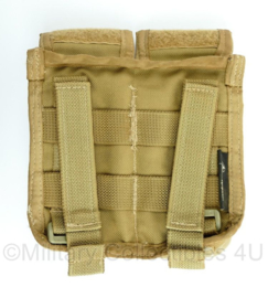 KL Nederlandse leger en Korps Mariniers MOLLE double Diemaco magazijntas - Profile Equipment - Coyote - 17 x 17 x 4 cm - origineel