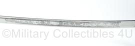 Amerikaanse Civil war CSA saber sabel met schede - 92 cm lang - licht gebruikt - replica