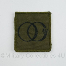 Defensie borst embleem  OC RIJ Opleidings- en Trainingscentrum Rijden  - met klittenband - 5 x 5 cm - origineel