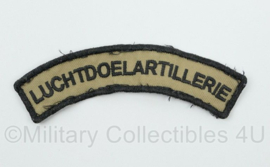 KL Nederlandse leger Luchtdoelartillerie straatnaam - 10 x 3 cm - origineel