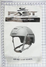 Ops-Core Fast Helmet Operator's manual - origineel