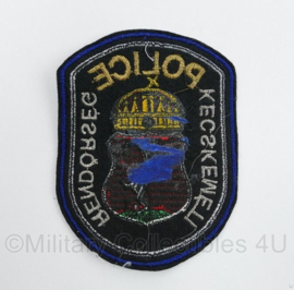 Hongaarse Politie embleem Hungarian Rendőrség Police patch - 11 x 8 cm - origineel