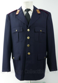Italiaans politie uniform jas met kraagspiegels - maat XL - nieuwstaat - origineel