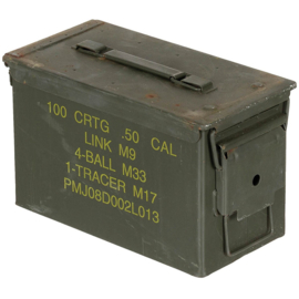 US Army M2A1 cal.50 munitiekist - gebruikt - origineel