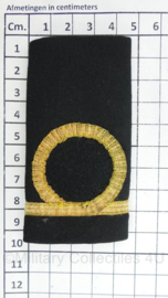 KM Koninklijke Marine epaulet PAAR Adjudant Onderofficier - 9,5 x 5 cm - origineel