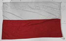 Defensie Korps Mariniersedoek Polen Poolse vlag met Nederlands NSN - fabrikant Shipmate - 150 x 225 cm - origineel