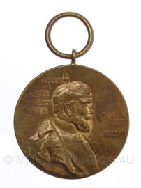 Medaille 1897 en origineel ingelijste oorkonde -Die Kaiser-Wilhelm-Erinnerungsmedaille  - origineel 1897