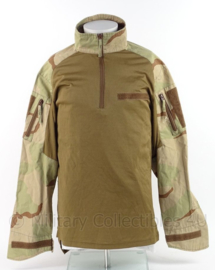 Leger Desert camo tactical shirt UBAC licht gebruikt  - model met groot klittenband - Maat Large (52/54) - origineel