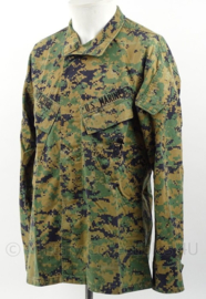 USMC US Marine Corps Marpat BDU camo jas met insignes - maat Small-short - origineel