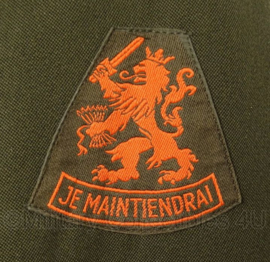 KL Veld Artillerie Gele Rijders uniform set, jasje, broek, schuitje - maat 49 3/4 - origineel