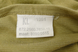 KL Nederlandse leger NATRES Overijssel ondershirt - khaki - maat 8090/0515 - gedragen - origineel