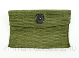 Korps Mariniers vorig model verbandtas first aid pouch groen Webbing - 13,5 x 9 x 0,3 cm - origineel