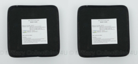 1 PAAR Ten Cate Elbit Systems Ballistic Side Plate PAIR Hardballistic  NIJ 0101.06 IC2019  - origineel