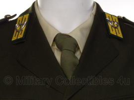 KL Nederlandse leger DT uniform jas met broek en broekriem uit '80 Garde Jagers - Luchtmobiel - maat 46K- origineel