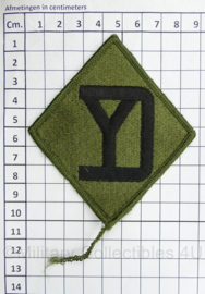 US 26th Infantry Division patch subdued - 10 x 9 cm - origineel