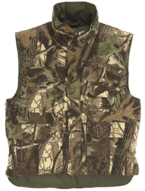 Vis en jacht vest / bodywarmer - met voering en kraag - Real Tree Camo  -Large tm. 3xl