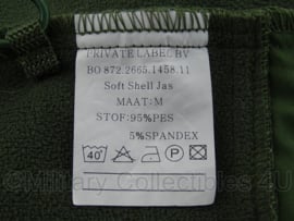 Korps Mariniers zeldzame soft shell jas -  Medium - origineel