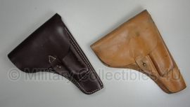 M57 leger holster - echt leder - alleen nog donkerbruin - origineel